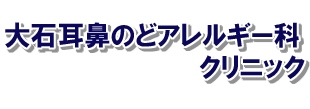 大石耳鼻のどアレルギー科クリニック