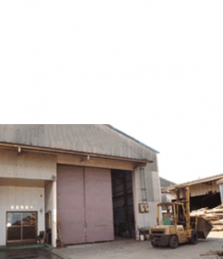 徳島興産 木材団地工場