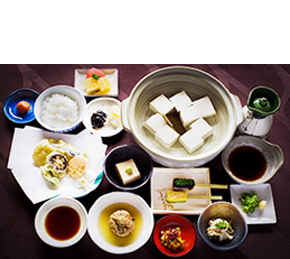 京の嵯峨 ゆどうふ禅