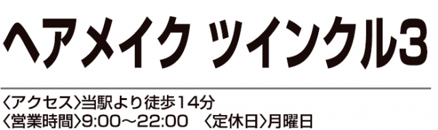 ヘアメイク ツインクル3