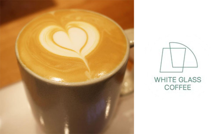 WHITE GLASS COFFEE