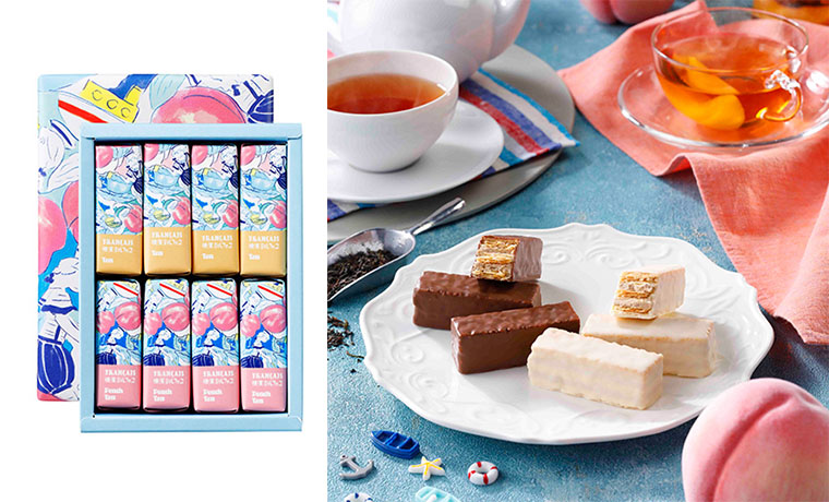 「横濱ミルフィユ(紅茶・ピーチティー)」